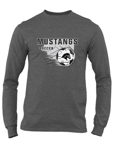 Houston Mustangs Soccer #2 Men's LS T-Shirt