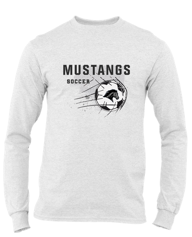Houston Mustangs Soccer #2 Men's Premium LS T-Shirt