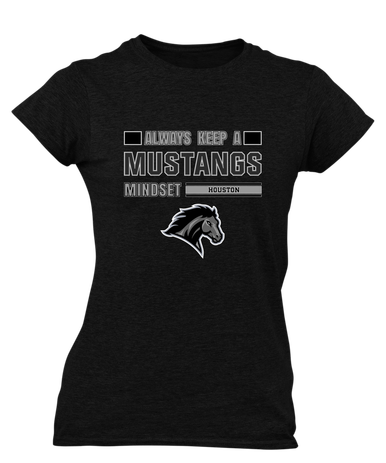 Houston Mustangs Mindset Women's SS T-Shirt