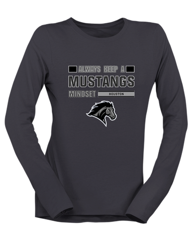 Houston Mustangs Mindset Women's LS T-Shirt