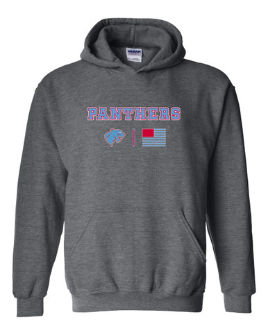 Brainerd Panthers Team Colors Flag Men's Hoodie