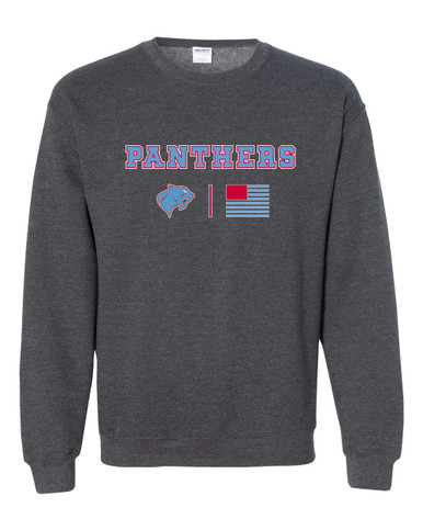 Brainerd Panthers Team Colors Flag Men's Sweatshirt