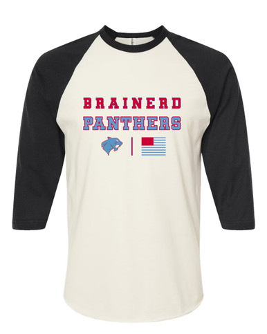 Brainerd Panthers Spirit Flag Women's Baseball T-Shirt