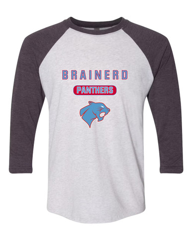 Brainerd Panthers Mascot #3 Women's Baseball T-Shirt