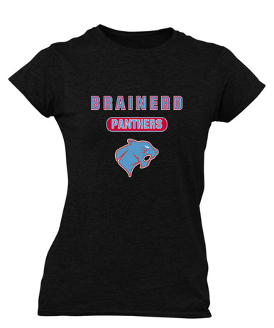 Brainerd Panthers Mascot #3 Women's Premium SS T-Shirt