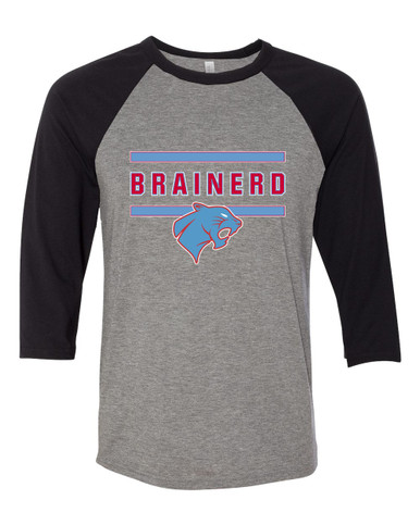 Brainerd Panthers Mascot #4 Men's Baseball T-Shirt