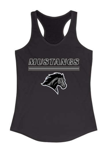 Houston Mustangs Mascot #8 Women's Tank Top