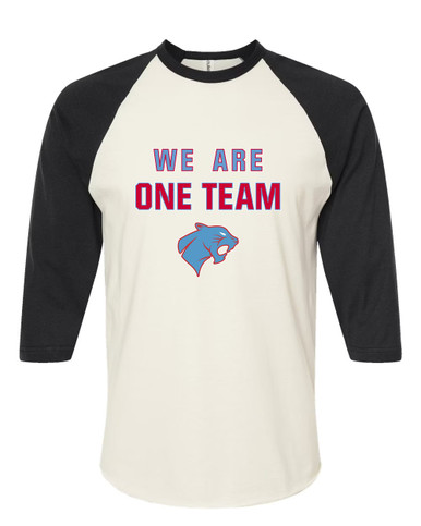 Brainerd Panthers We Are One Team Women's Baseball T-Shirt