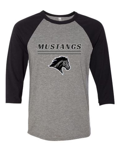 Houston Mustangs Mascot #8 Women's Baseball T-Shirt