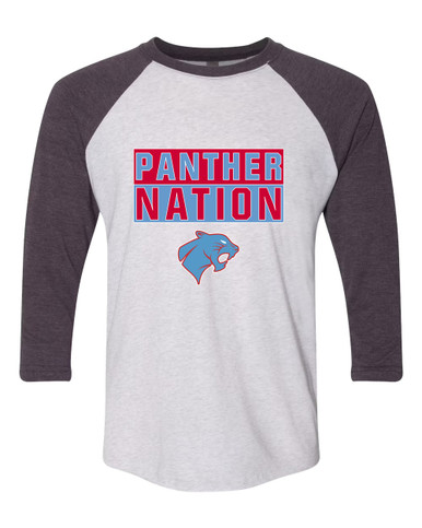 Brainerd Panthers Nation #1 Women's Baseball T-Shirt