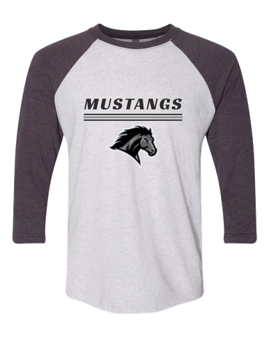 Houston Mustangs Mascot #8 Men's Baseball T-Shirt
