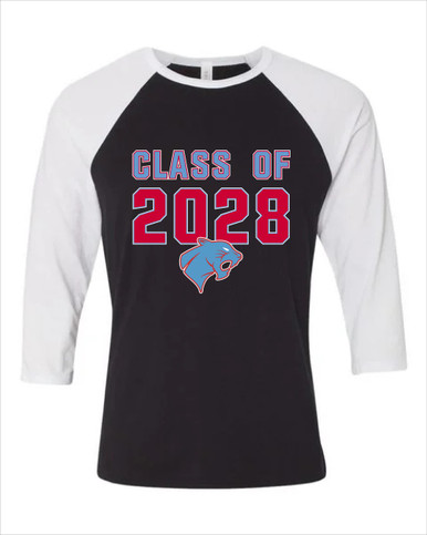 Brainerd Panthers Class of 2028 Men's Baseball T-Shirt