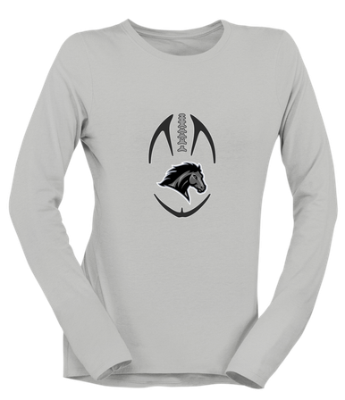 Houston Mustangs Football #4 Women's Premium LS T-Shirt