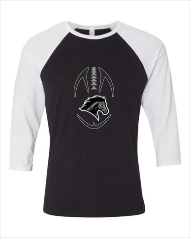 Houston Mustangs Football #4 Men's Baseball T-Shirt