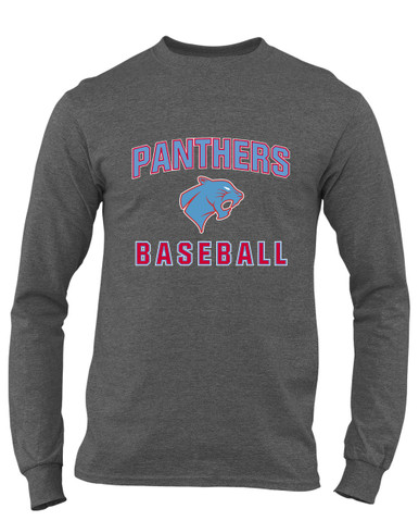 Brainerd Panthers Baseball #1 Men's LS T-Shirt