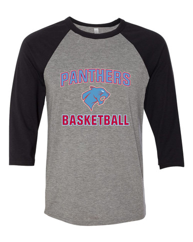 Brainerd Panthers Basketball #1 Men's Baseball T-Shirt