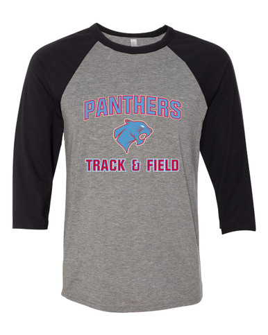 Brainerd Panthers Track & Field Women's Baseball T-Shirt