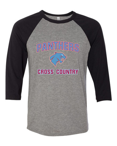 Brainerd Panthers Cross Country Men's Baseball T-Shirt