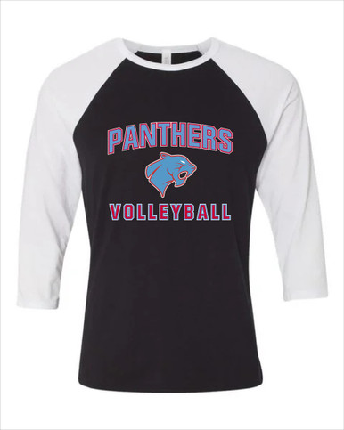 Brainerd Panthers Volleyball Women's Baseball T-Shirt