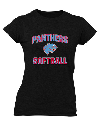Brainerd Panthers Softball #1 Women's SS T-Shirt