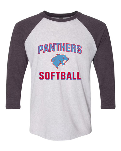 Brainerd Panthers Softball #1 Women's Baseball T-Shirt