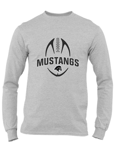 Houston Mustangs Football #5 Men's LS T-Shirt