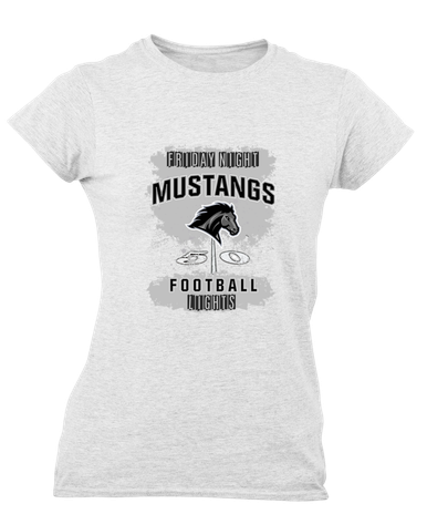 Houston Mustangs Football #6 Women's SS T-Shirt