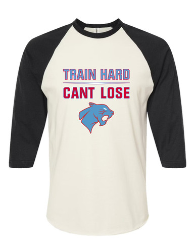 Brainerd Panthers Train Hard, Can't Lose Men's Baseball T-Shirt