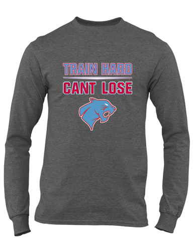 Brainerd Panthers Train Hard, Can't Lose Men's LS T-Shirt