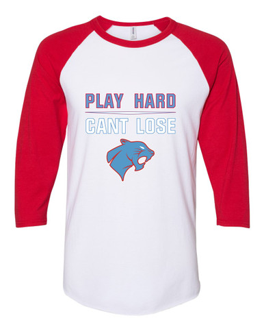 Brainerd Panthers Play Hard, Can't Lose Men's Baseball T-Shirt