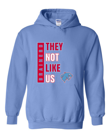 Brainerd Panthers They Not Like Us #1 Men's Hoodie