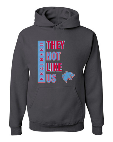 Brainerd Panthers They Not Like Us #1 Men's Premium Hoodie