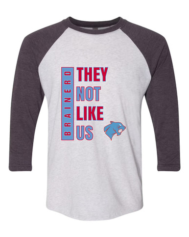 Brainerd Panthers They Not Like Us #1 Men's Baseball T-Shirt