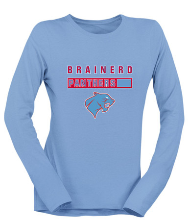 Brainerd Panthers Mascot #7 Women's LS T-Shirt
