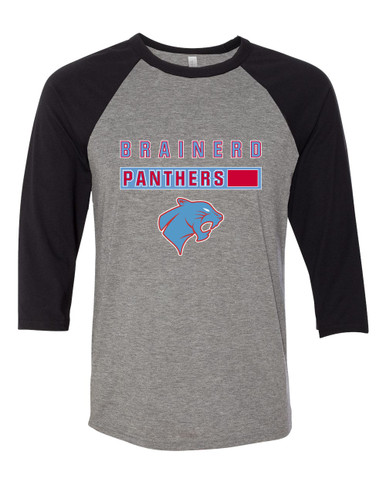 Brainerd Panthers Mascot #7 Women's Baseball T-Shirt