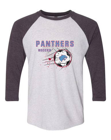 Brainerd Panthers Soccer #2 Women's Baseball T-Shirt
