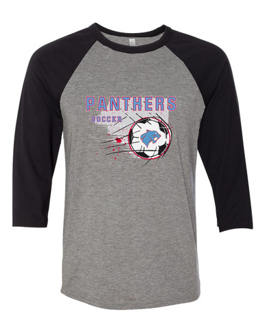 Brainerd Panthers Soccer #2 Men's Baseball T-Shirt
