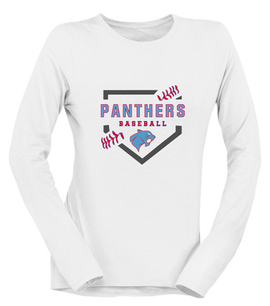 Brainerd Panthers Baseball #2 Women's LS T-Shirt