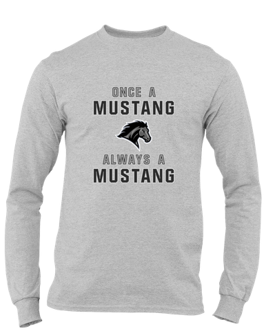 Houston Mustangs Once A Men's LS T-Shirt