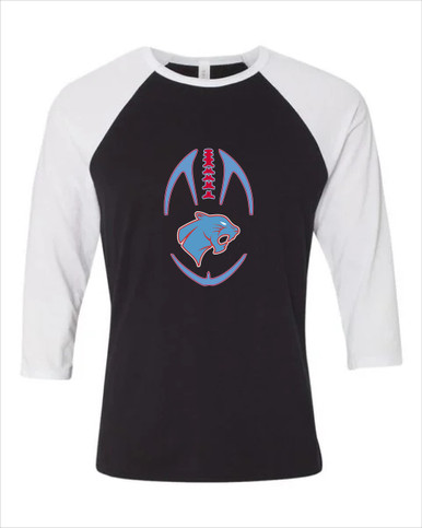Brainerd Panthers Football #4 Women's Baseball T-Shirt