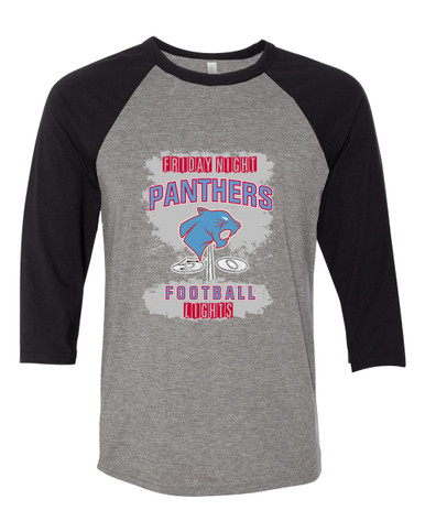 Brainerd Panthers Football #6 Women's Baseball T-Shirt