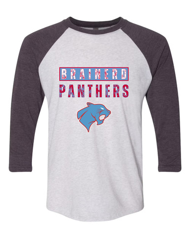 Brainerd Panthers Mascot #9 Women's Baseball T-Shirt