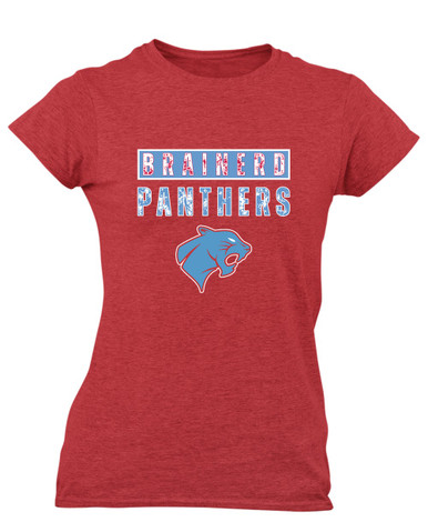 Brainerd Panthers Mascot #9 Women's SS T-Shirt