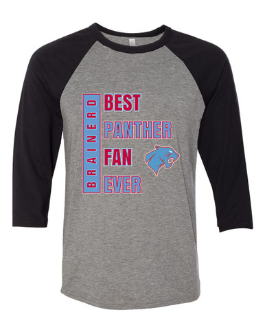 Brainerd Panthers Best Panther Fan Women's Baseball T-Shirt