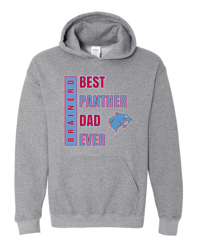 Brainerd Panthers Best Panther Dad Men's Hoodie