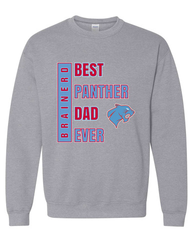 Brainerd Panthers Best Panther Dad Men's Sweatshirt