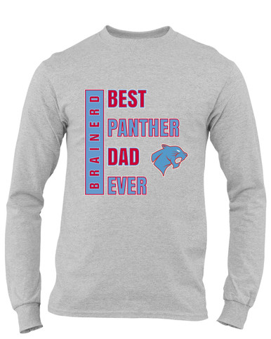 Brainerd Panthers Best Panther Dad Men's LS T-Shirt