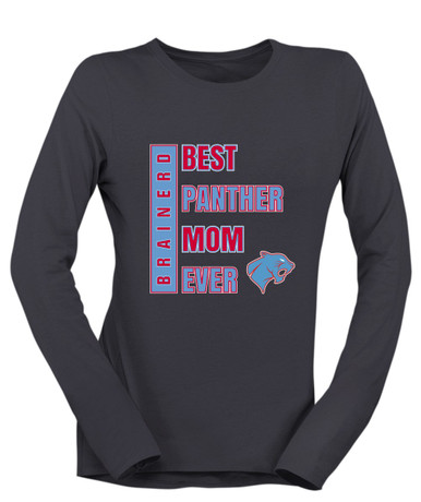 Brainerd Panthers Best Panther Mom Women's LS T-Shirt