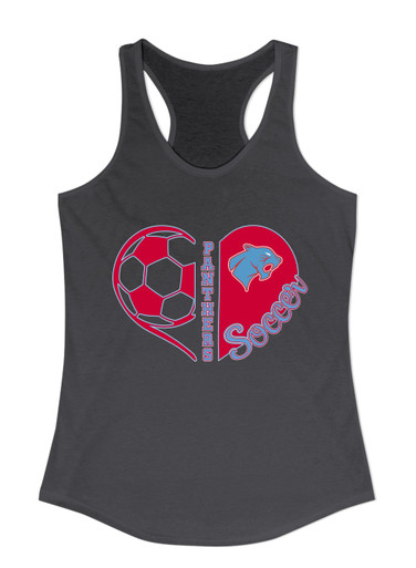 Brainerd Panthers Heart Soccer Women's Tank Top