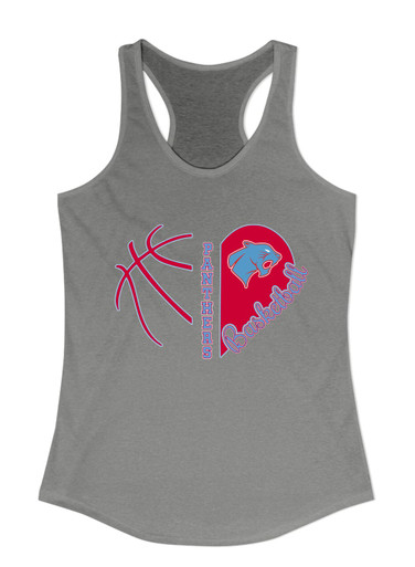 Brainerd Panthers Heart Basketball Women's Tank Top